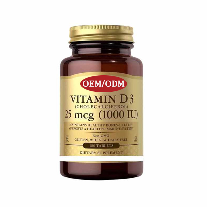 OEM Calcium+Vitamin D Softgels Para sa paglaki ng taas Bulk Packing Free Sample Factory Price